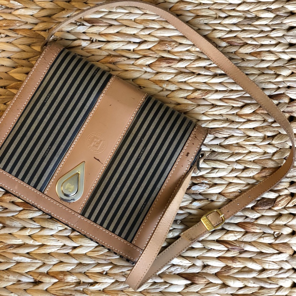 Vintage Fendi Shoulder Bag- RARE Design